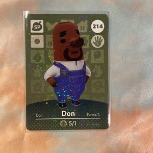 Genuine ACNH amiibo for Don